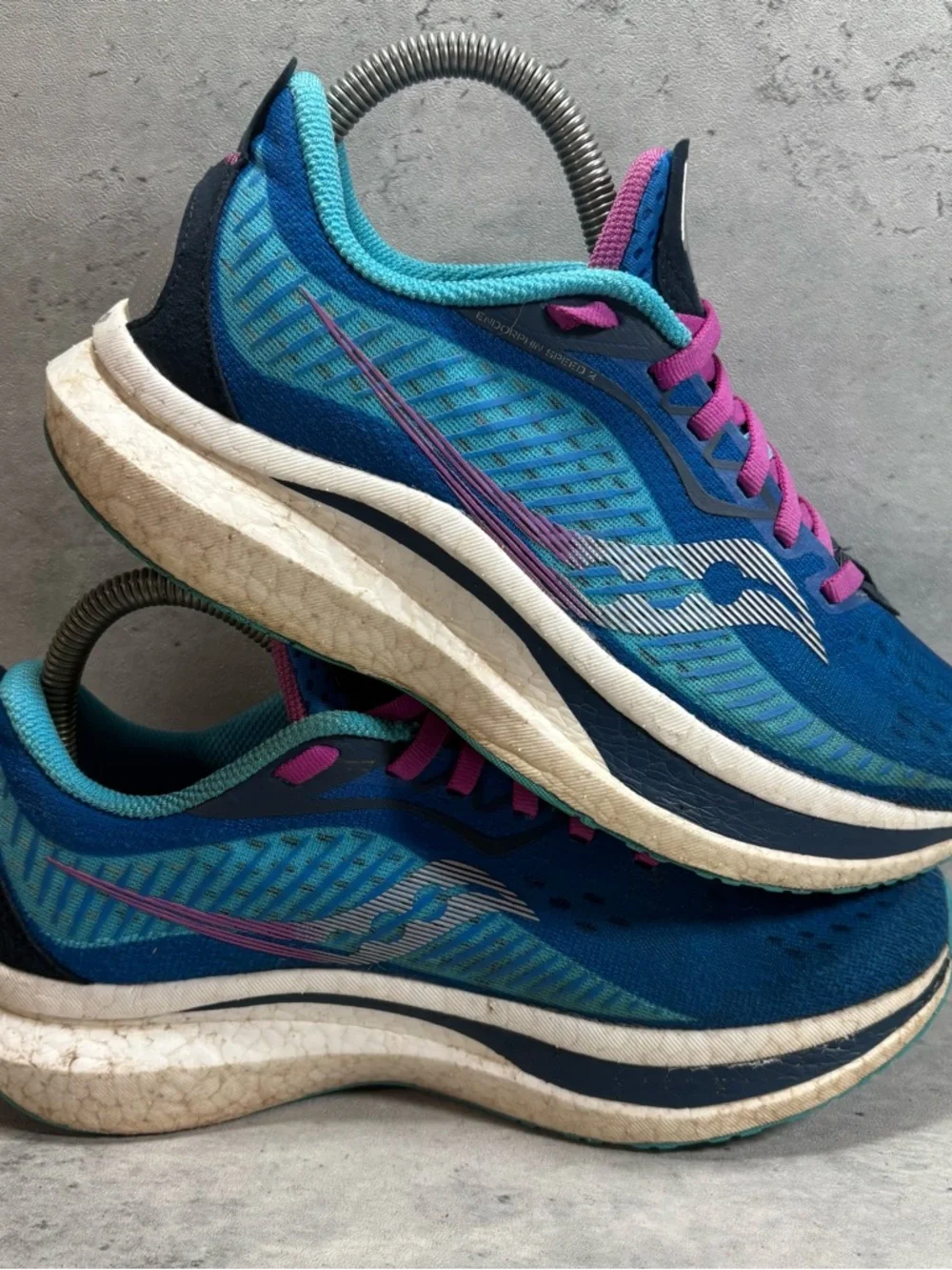 Saucony Endorphin Speed 2 Womens Size 7.5 Blue‎ Running Shoes Sneakers S10688-30